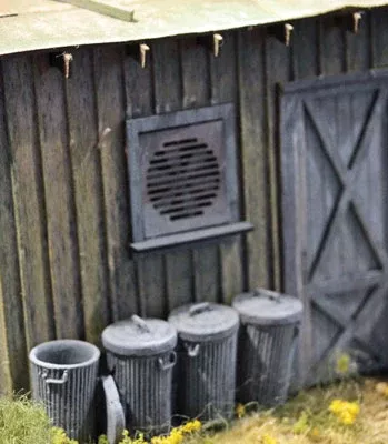 Bar Mills Scale Model Works 2015 HO Scale Window Vent Fans Kit (8 Pack)