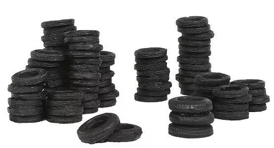 Bar Mills Scale Model Works 210 HO Scale Tire Stacks