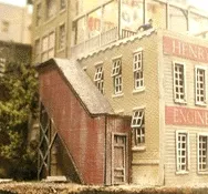 Bar Mills Scale Model Works 305 N Scale Covered Stairwells Craftsman Kit (2 Pack)