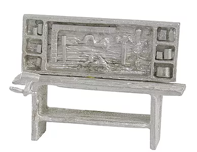 Bar Mills Scale Model Works 4002 O Scale Work Bench with Vise