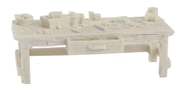 Bar Mills Scale Model Works 4008 O Scale Workbench (Unpainted Resin)