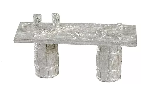 Bar Mills Scale Model Works 4011 O Scale Cluttered Workbench Kit