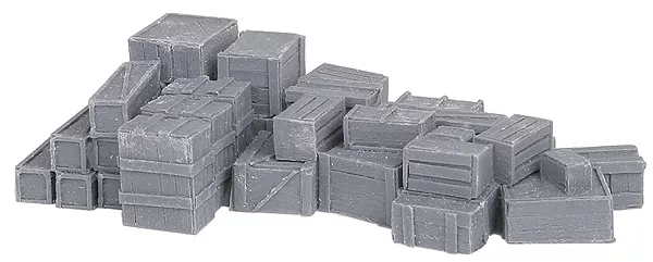 Bar Mills Scale Model Works 4019 O Scale Large Crate Assortment (Unpainted Resin)