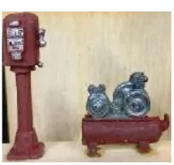 Bar Mills Scale Model Works 4031 O Scale Air Pump and Compressor Castings