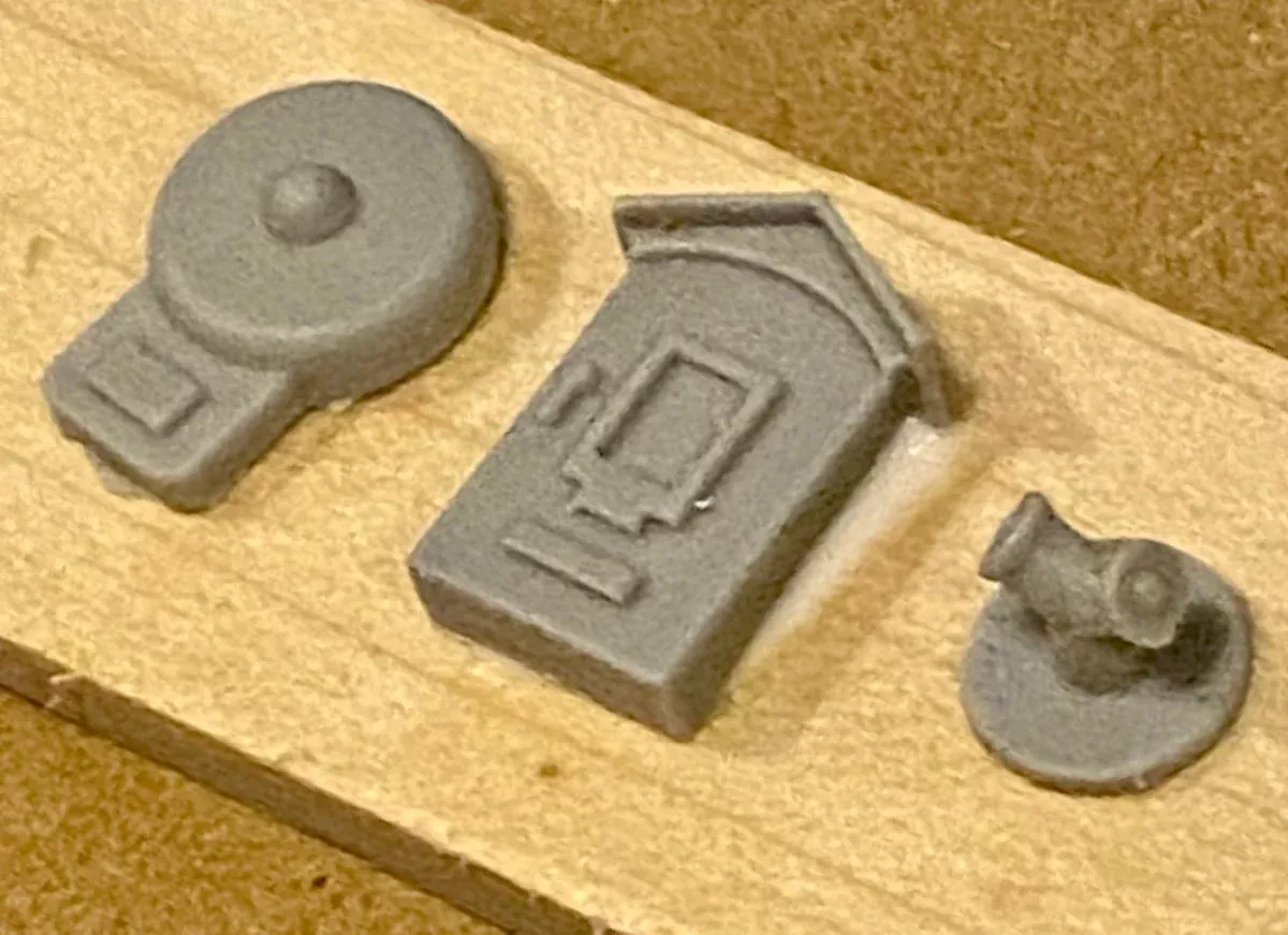 Bar Mills Scale Model Works 4041 O Scale Assorted Fire Alarms (Resin Castings)