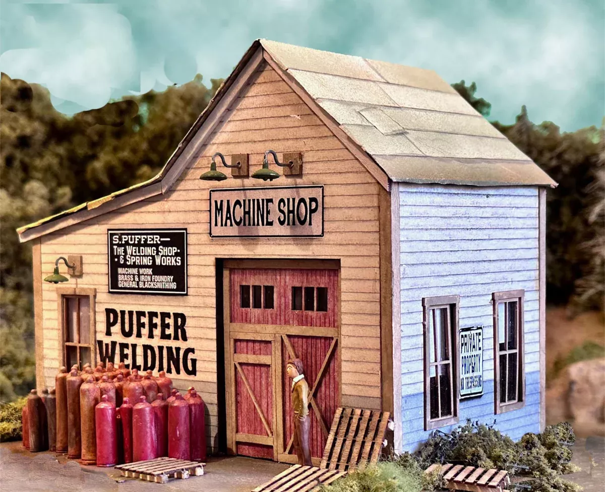 Bar Mills Scale Model Works 5034 O Scale Puffer Welding Craftsman Kit