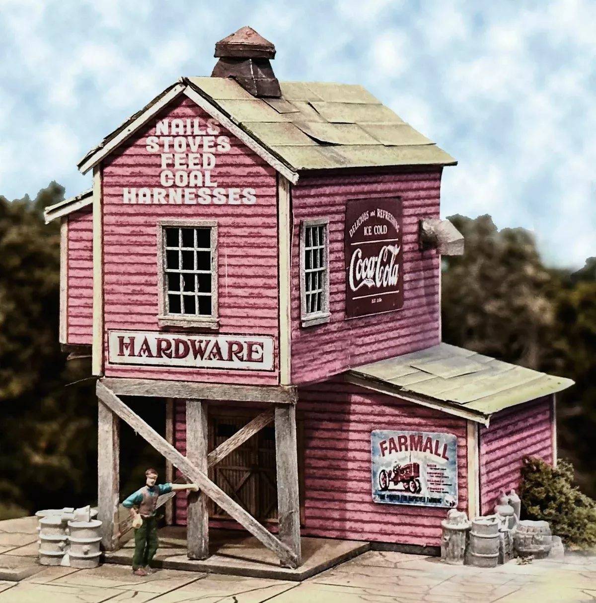 Bar Mills Scale Model Works 5042 HO Scale The Hardware Store Craftsman Kit