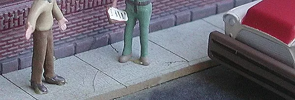 Bar Mills Scale Model Works 681 N Scale Sidewalk-in-A-Snap