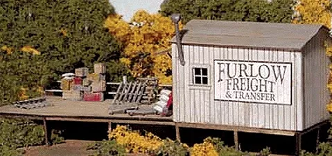 Bar Mills Scale Model Works 712 HO Scale Furlow Freight & Transfer Craftsman Kit