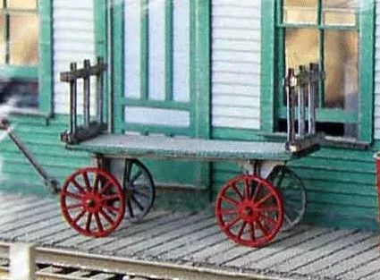 Bar Mills Scale Model Works 784 O Scale REA Baggage Cart Kit