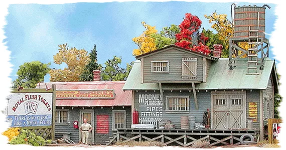 Bar Mills Scale Model Works 822 HO Scale Mooney's Plumbing Craftsman Kit