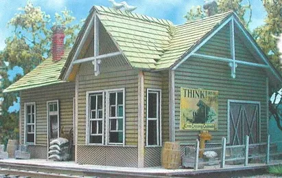 Bar Mills Scale Model Works 911 HO Scale Whistlestop Junction Craftsman Kit