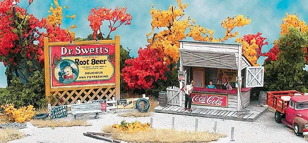 Bar Mills Scale Model Works 954 O Scale Swanson's Lunch Stand Craftsman Kit