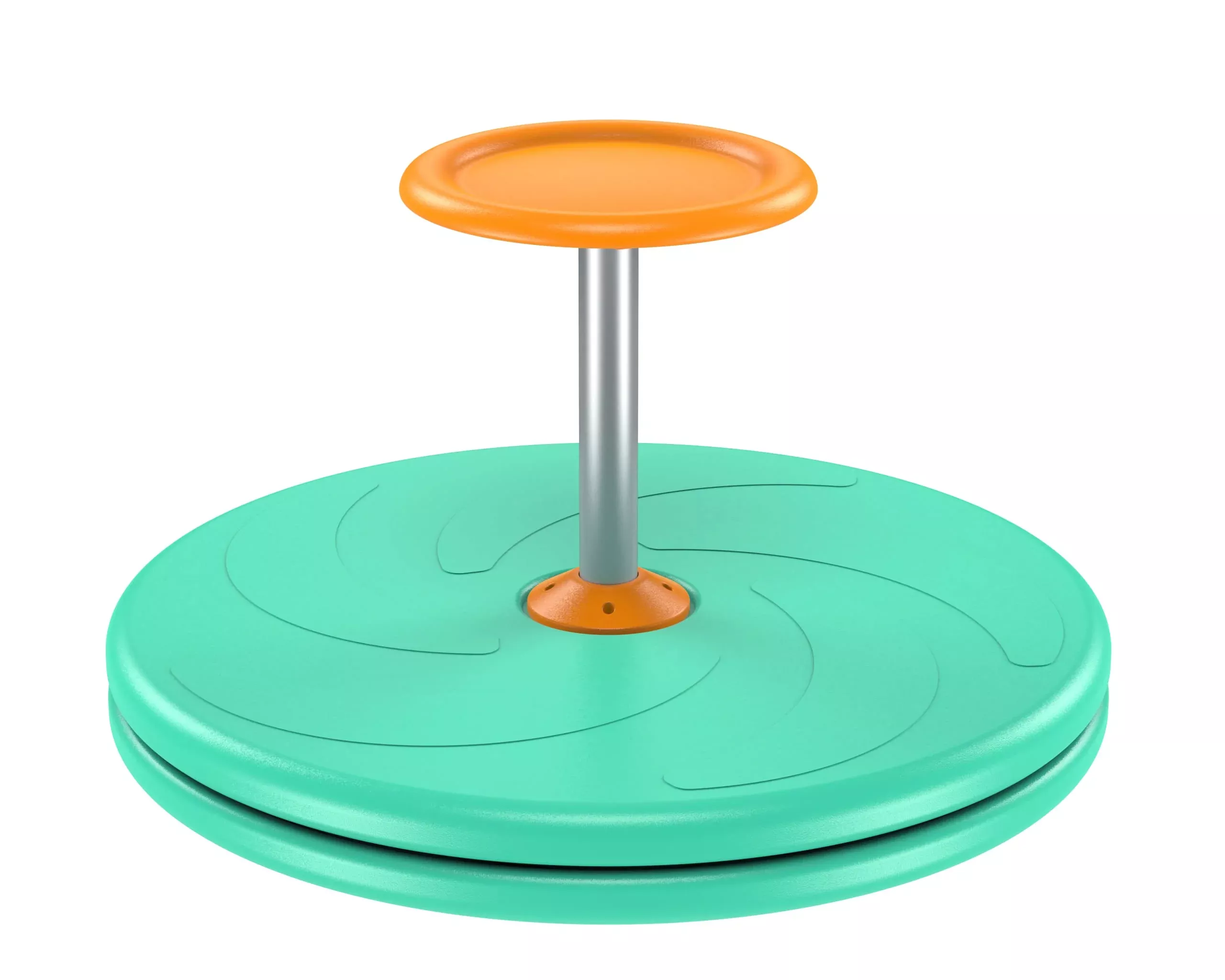 BARNEY KAITE BS Seated Spinner Toy for Kids, Green, Large