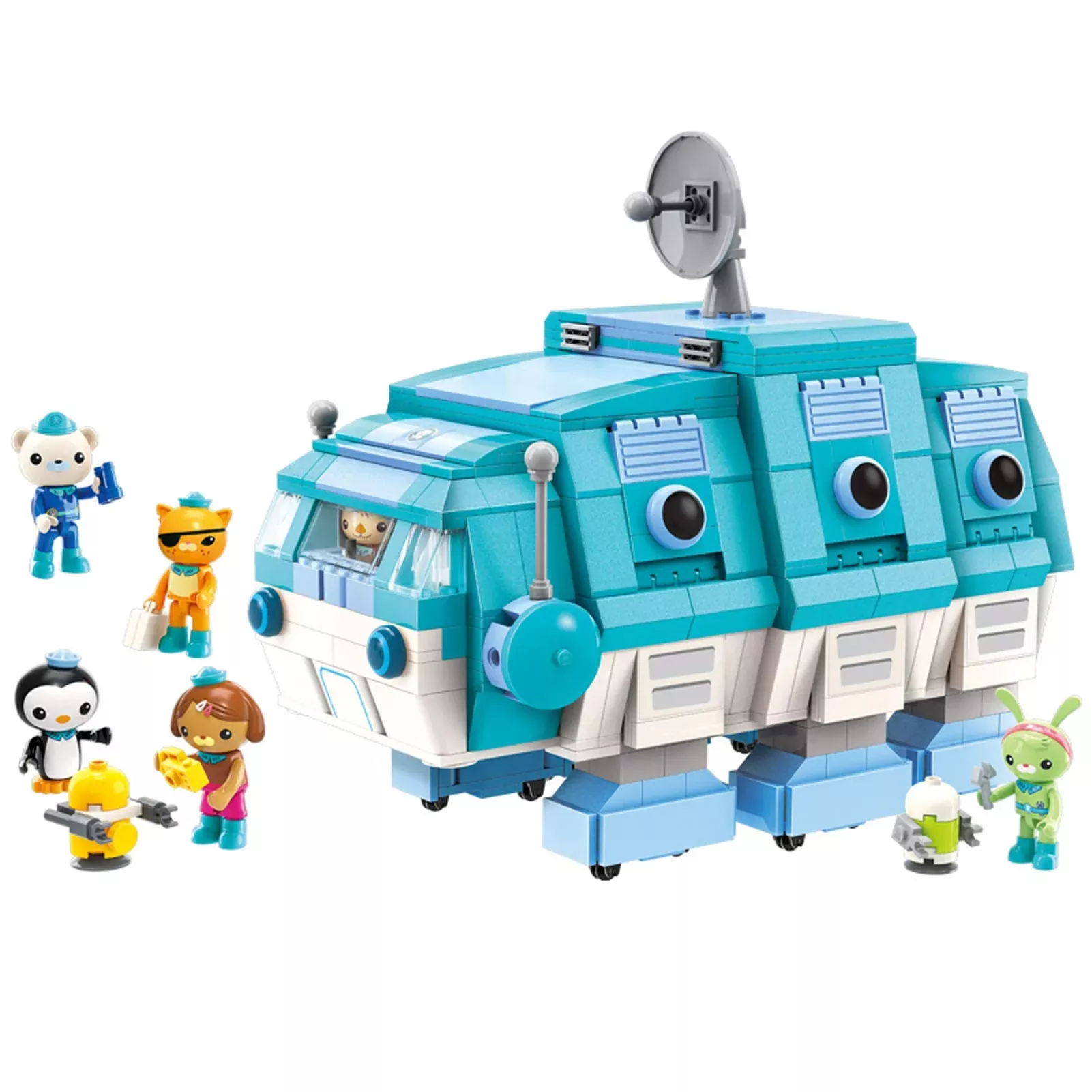 BASEPLATES Building Block Set - Ocean Adventure Octonauts GUP-I, 766pc