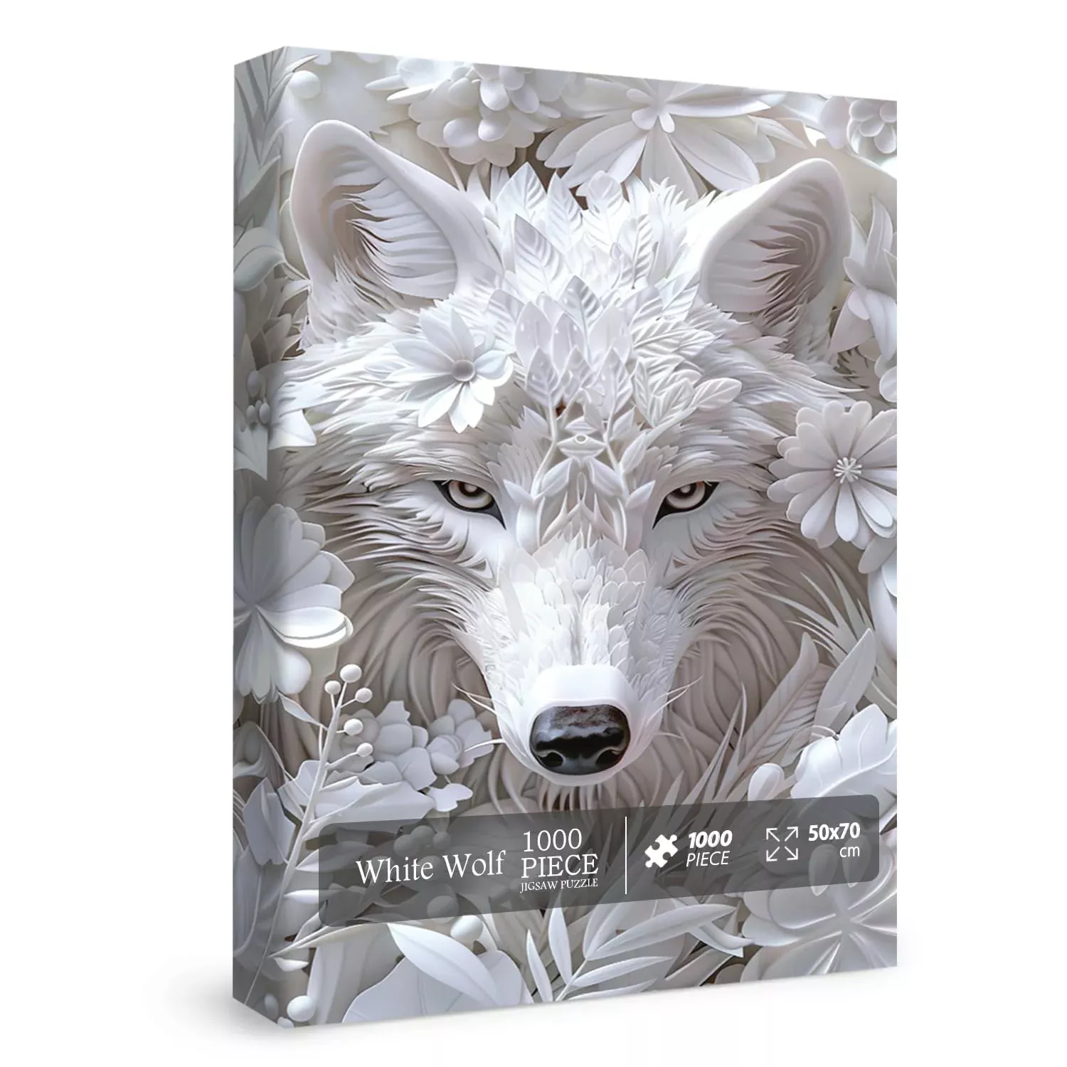 BBOLDIN 1000 Piece Wolf Jigsaw Puzzle 19.7x27.6
