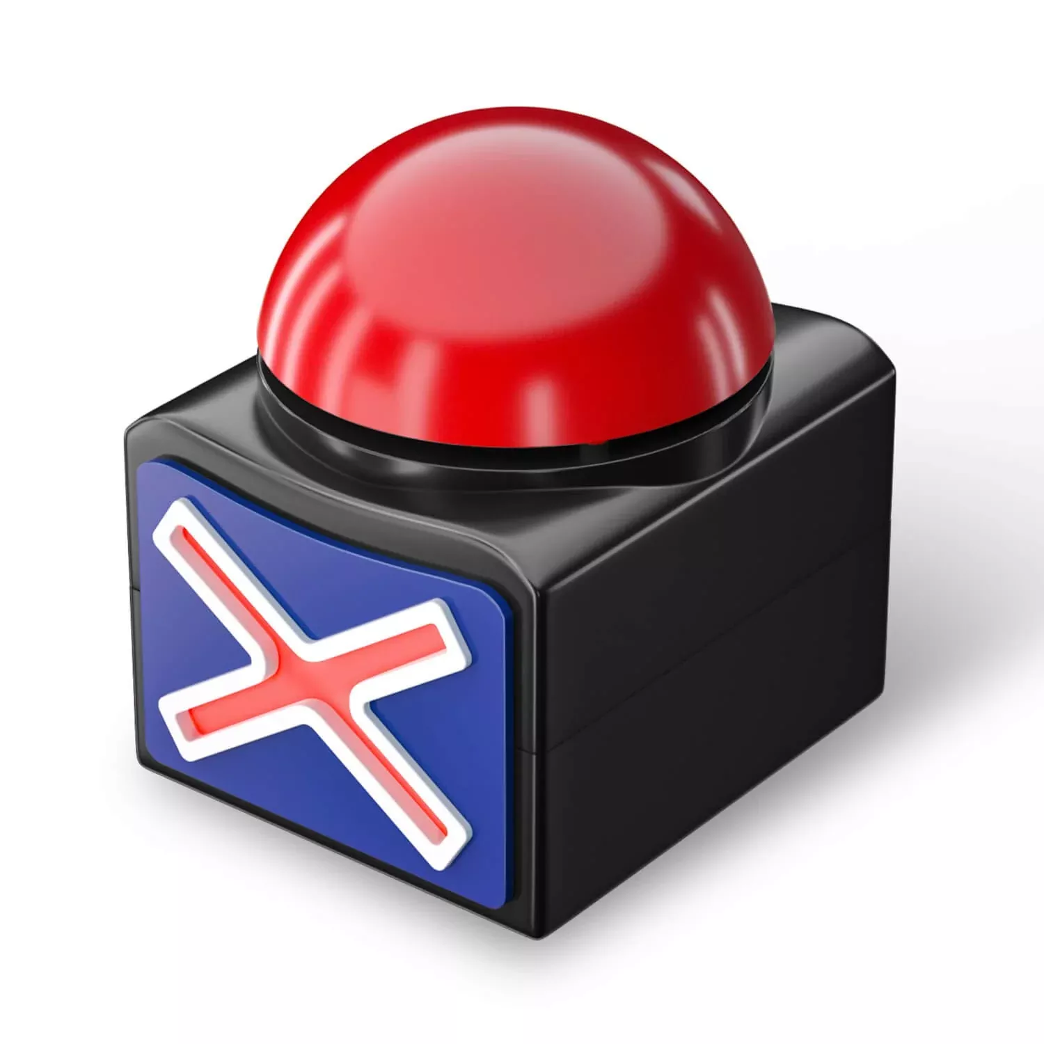 BEAN LIEVE Game Answer Buzzer - Red Trivia Quiz Buzzer with Lights & S