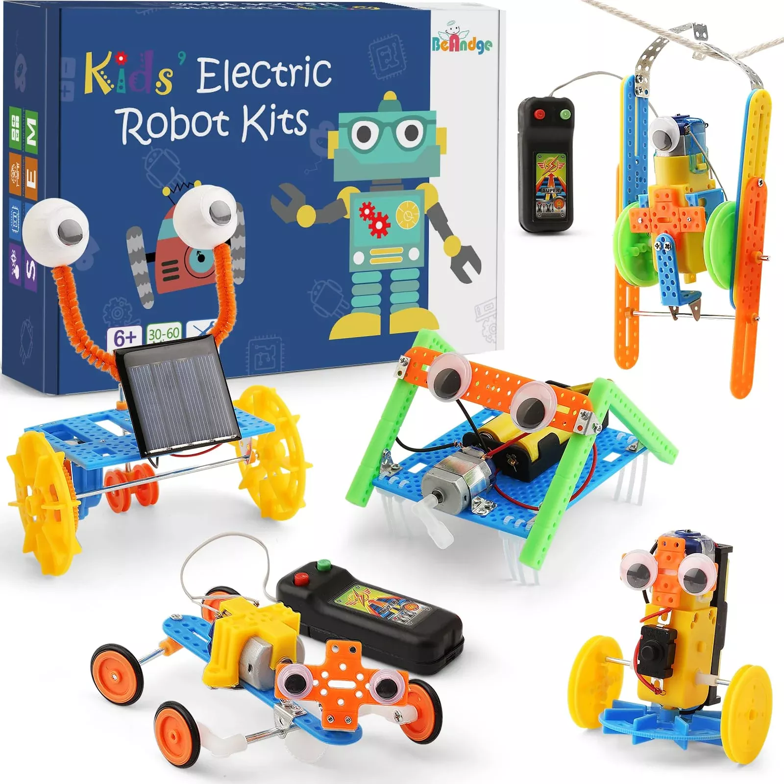 BeAndge STEM Robotics Kit for Kids Age 8-12, 5 Robot Models