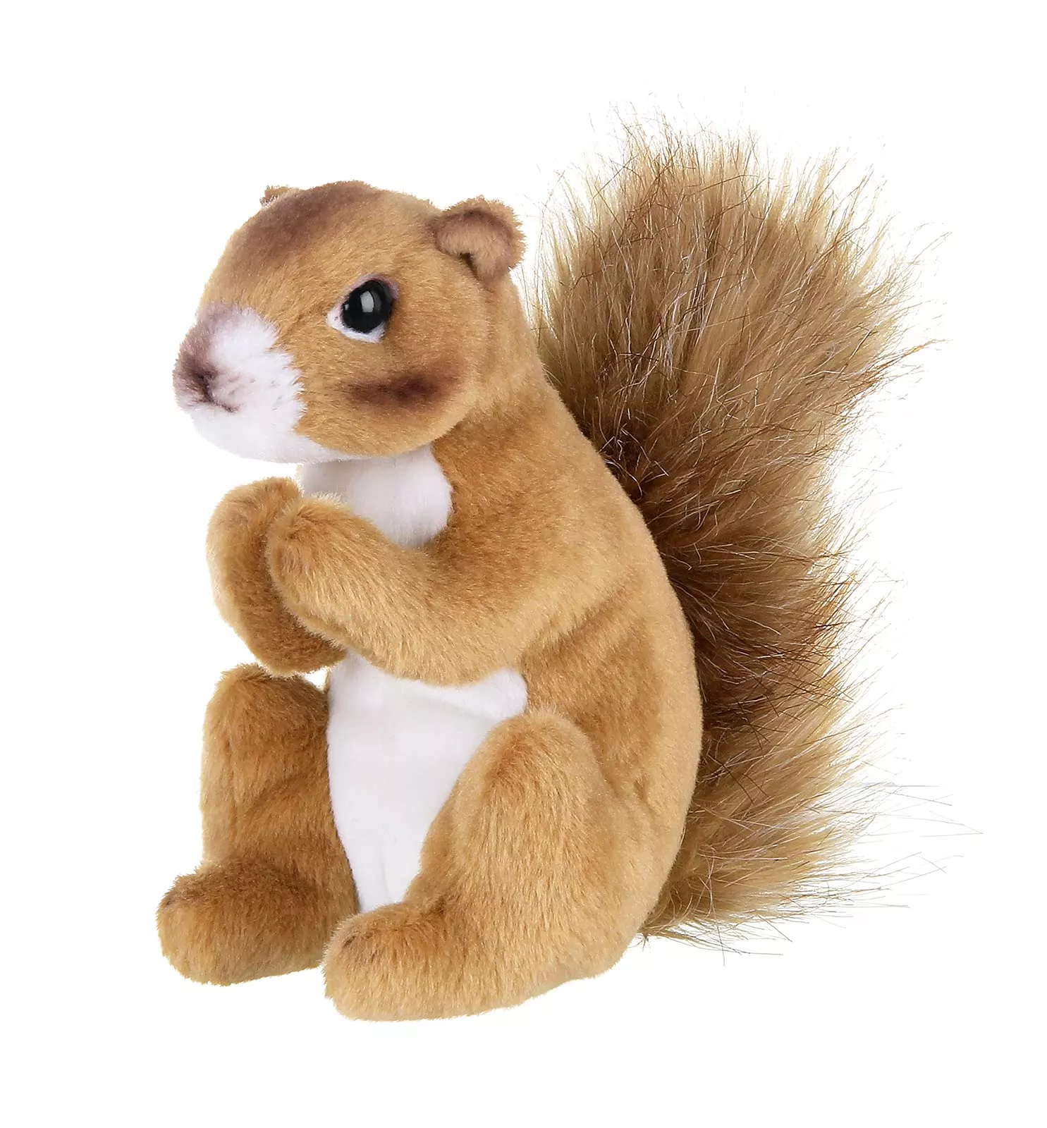 Bearington Collection Copper Plush Squirrel Stuffed Animal, 7 Inch