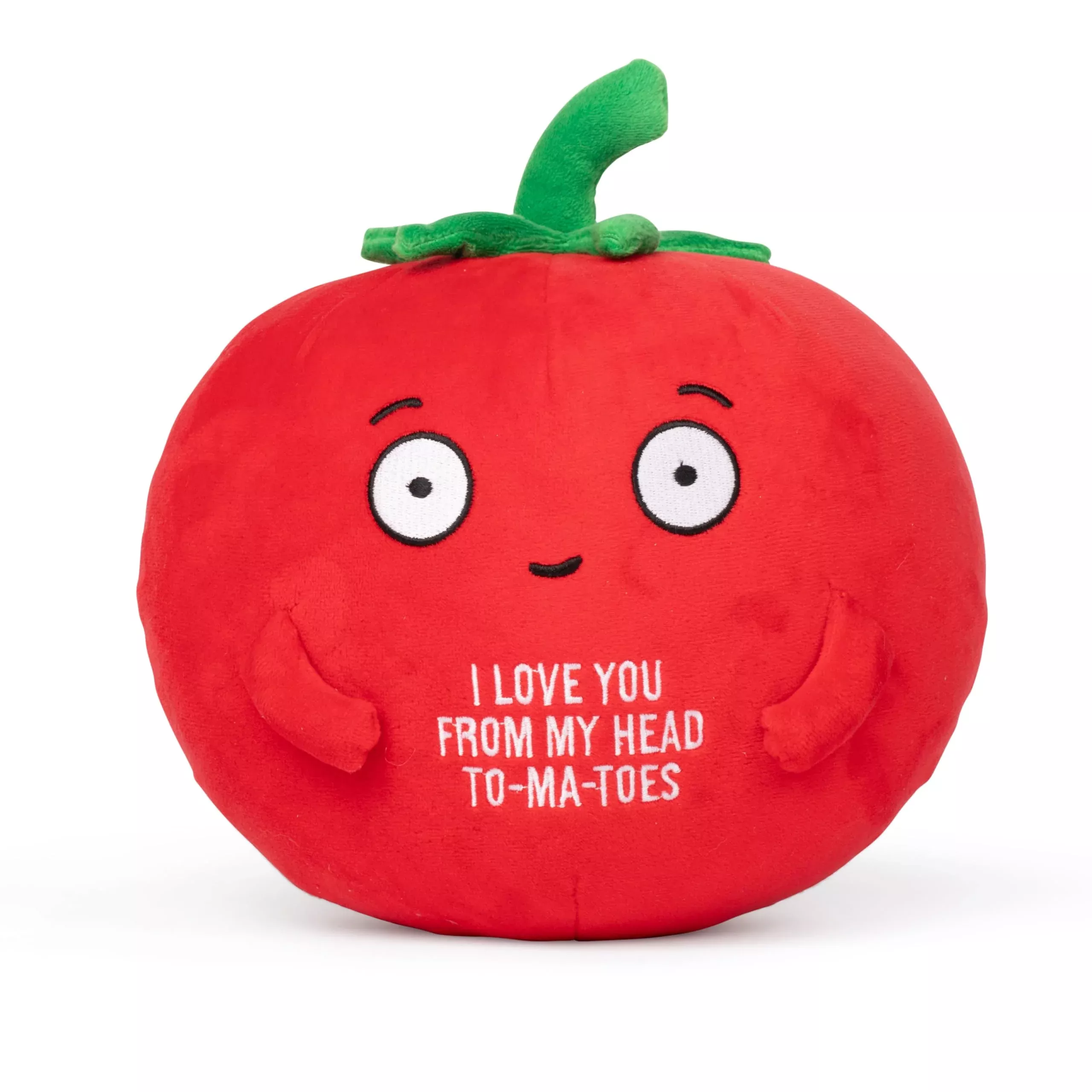 Bee! Tender Tomato Plush Toy - Big Red Cuddle for Kids and Adults