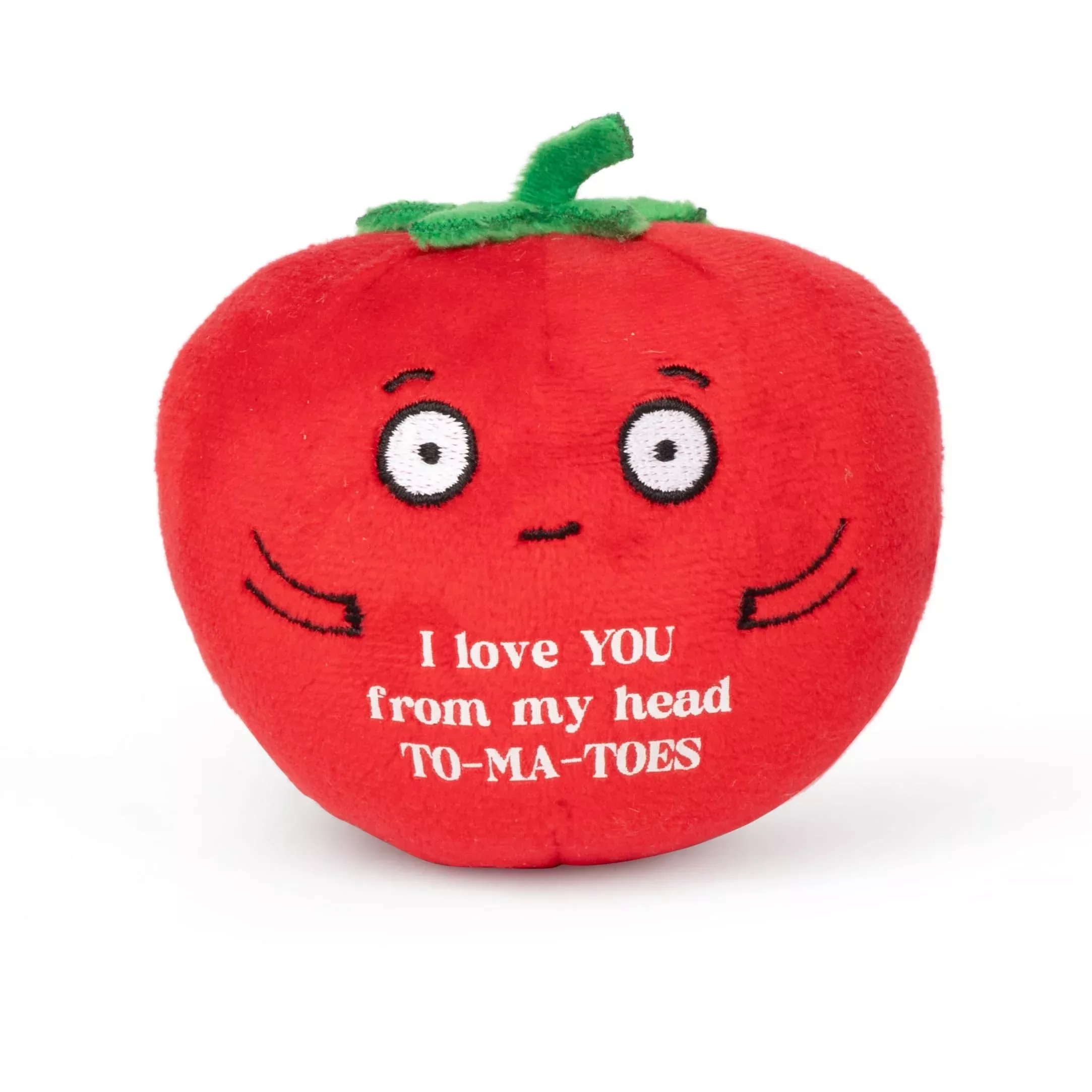 Bee! Tender Tomato Plush Toy - Mini Size, Red Color, Cuddle Gift