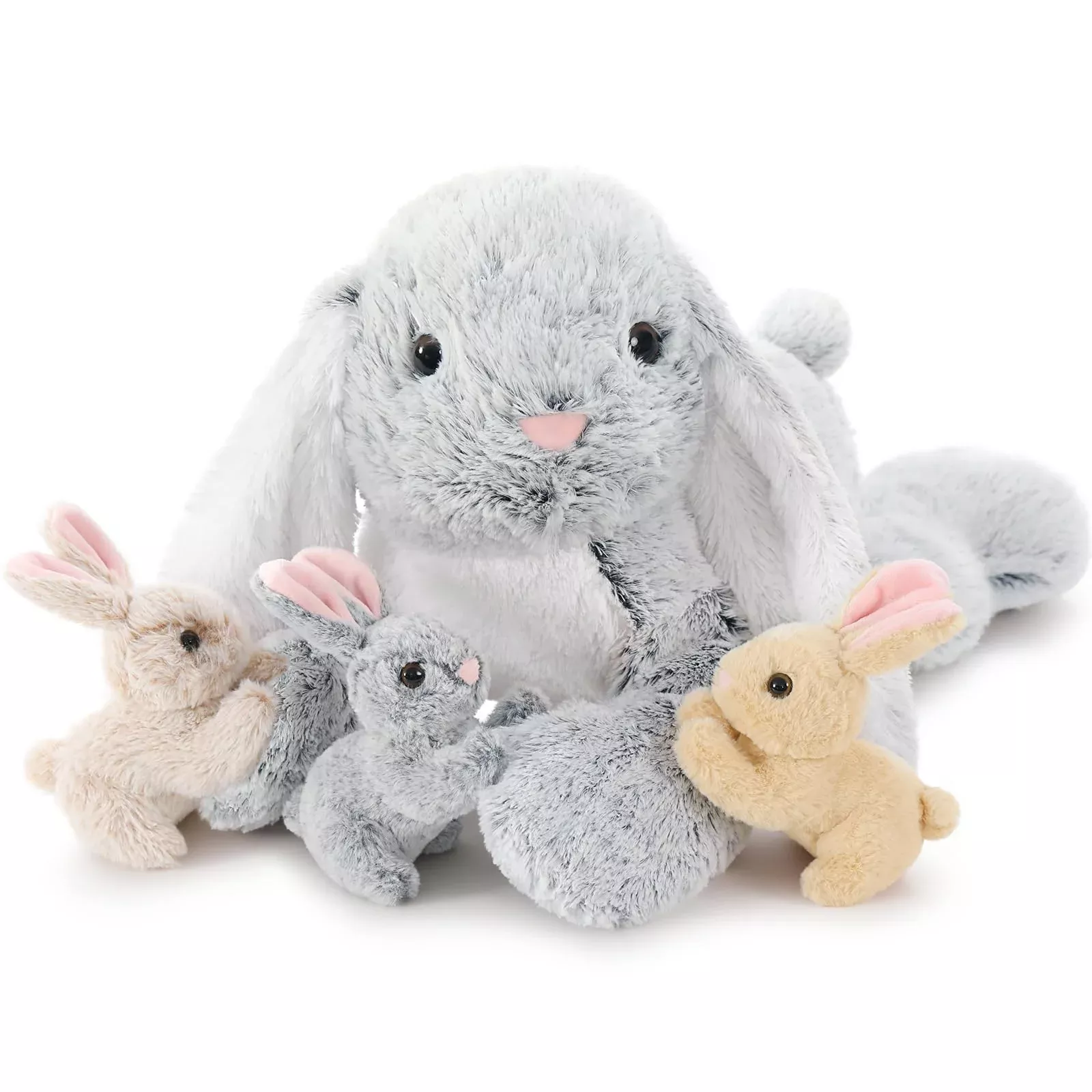 Beniny Large Bunny Stuffed Animal 24'' - 4Pcs Stuffed Bunny Rabbit Plu
