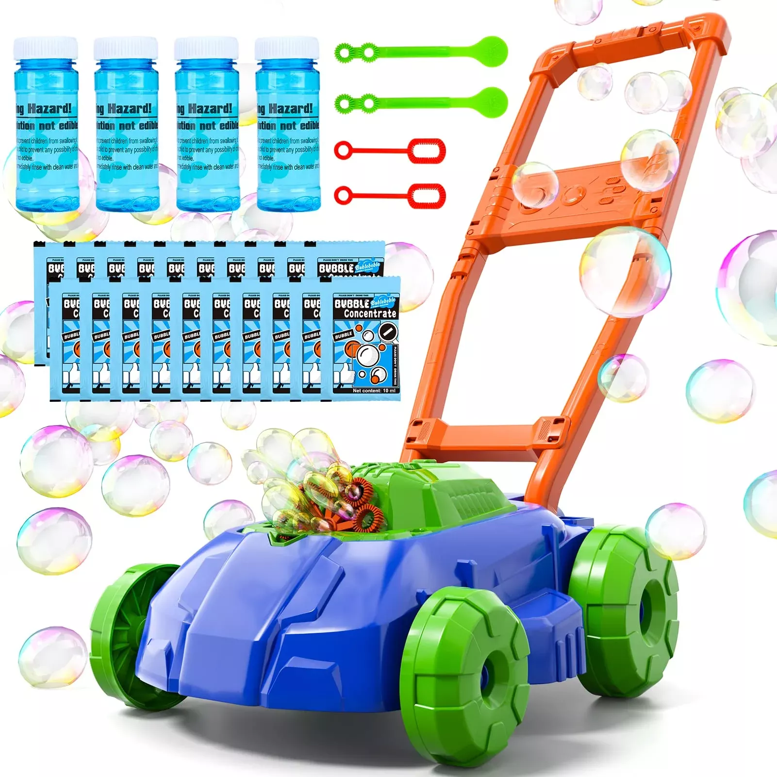 Bennol Bubble Mower Toy for Toddlers, Blue, Medium, 5000