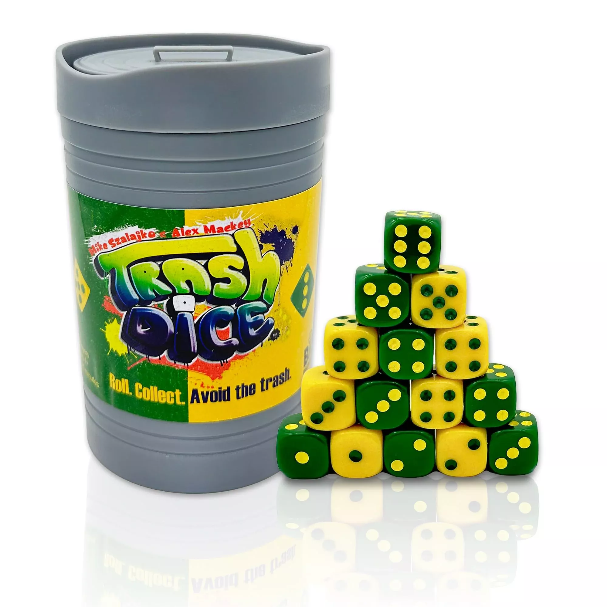 Big Discoveries Trash Dice Game for 2 Players, Small, Colorful