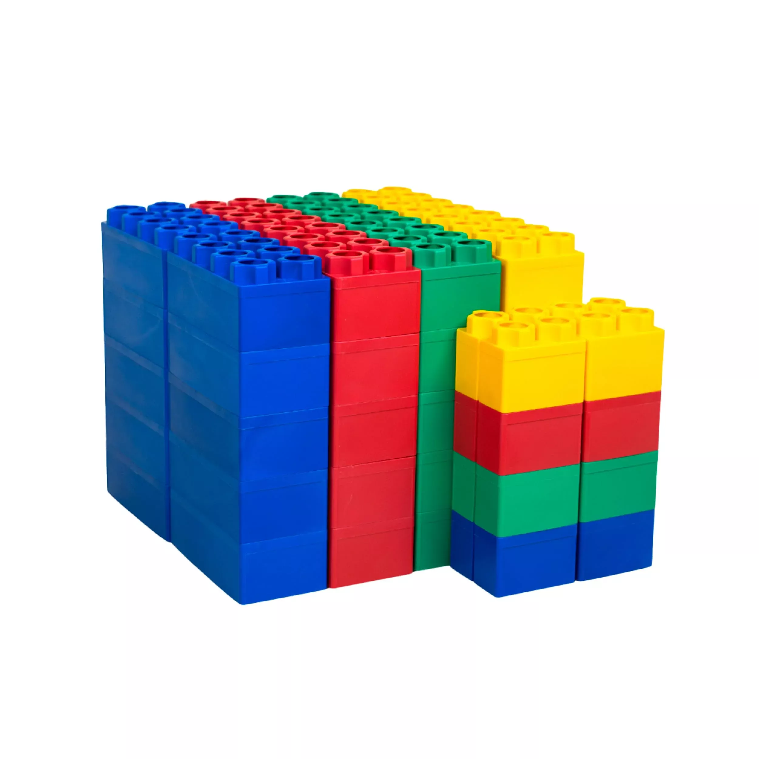 BiggoBlocks Giant Building Blocks Set for Kids Ages 4-8, Multi Color