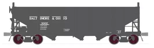 BLI 1733 HO Scale Class H2a 3 Bay Hopper Baltimore & Ohio B&O (6 Pack) - NOS