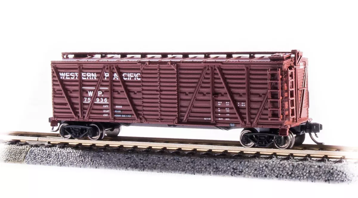 BLI 6584 N Scale K7 Stock Car Western Pacific WP - Cattle Sounds