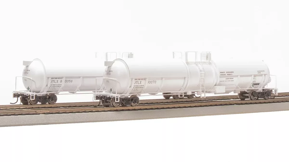 BLI 8037 HO Scale Cryogenic Tank Car UTLX (White) 2 Pack