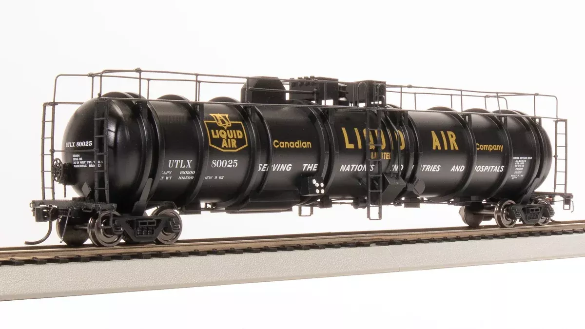 BLI 8047 HO Scale Cryogenic Tank Car UTLX (Black)