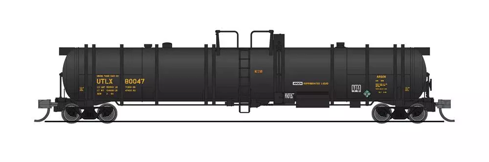 BLI 8157 N Scale High-Capacity Cryogenic Tank Car UTLX (Black)