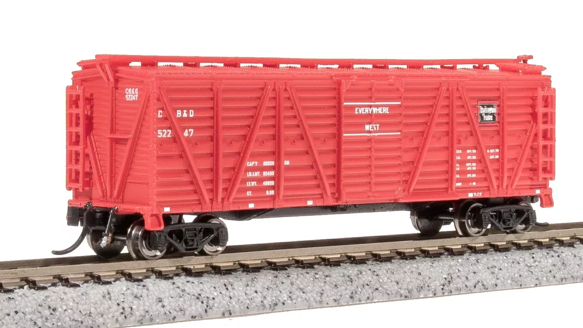 BLI 8481 N Scale K7 Stock Car Burlington CB&Q 52247 (2 Pack)