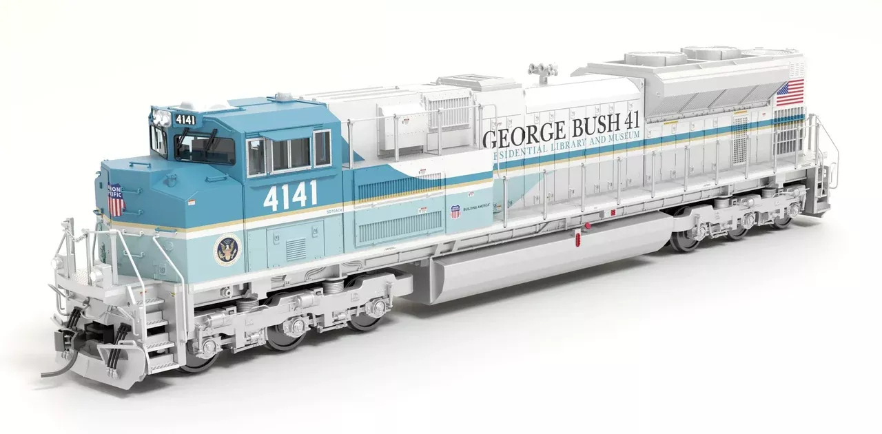 BLI 8716 HO Scale EMD SD70ACe George Bush Union Pacific 4141 Stealth DC