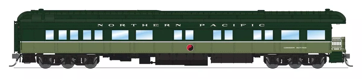 BLI 8955 HO Scale Pullman Business Car - Northern Pacific NP Green River