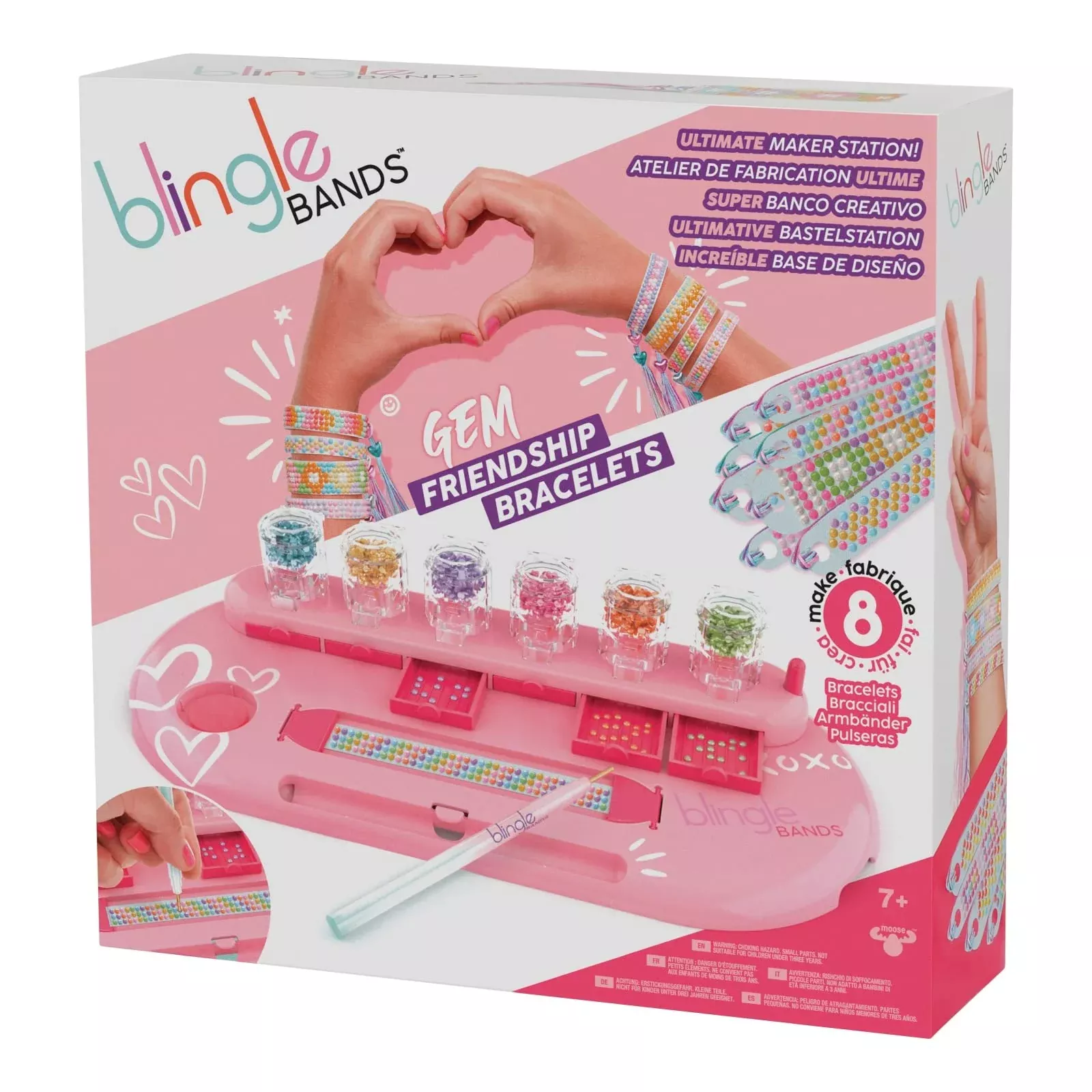 Blingle Bands Ultimate Maker Station for DIY Friendship Bracelets, Multicolor