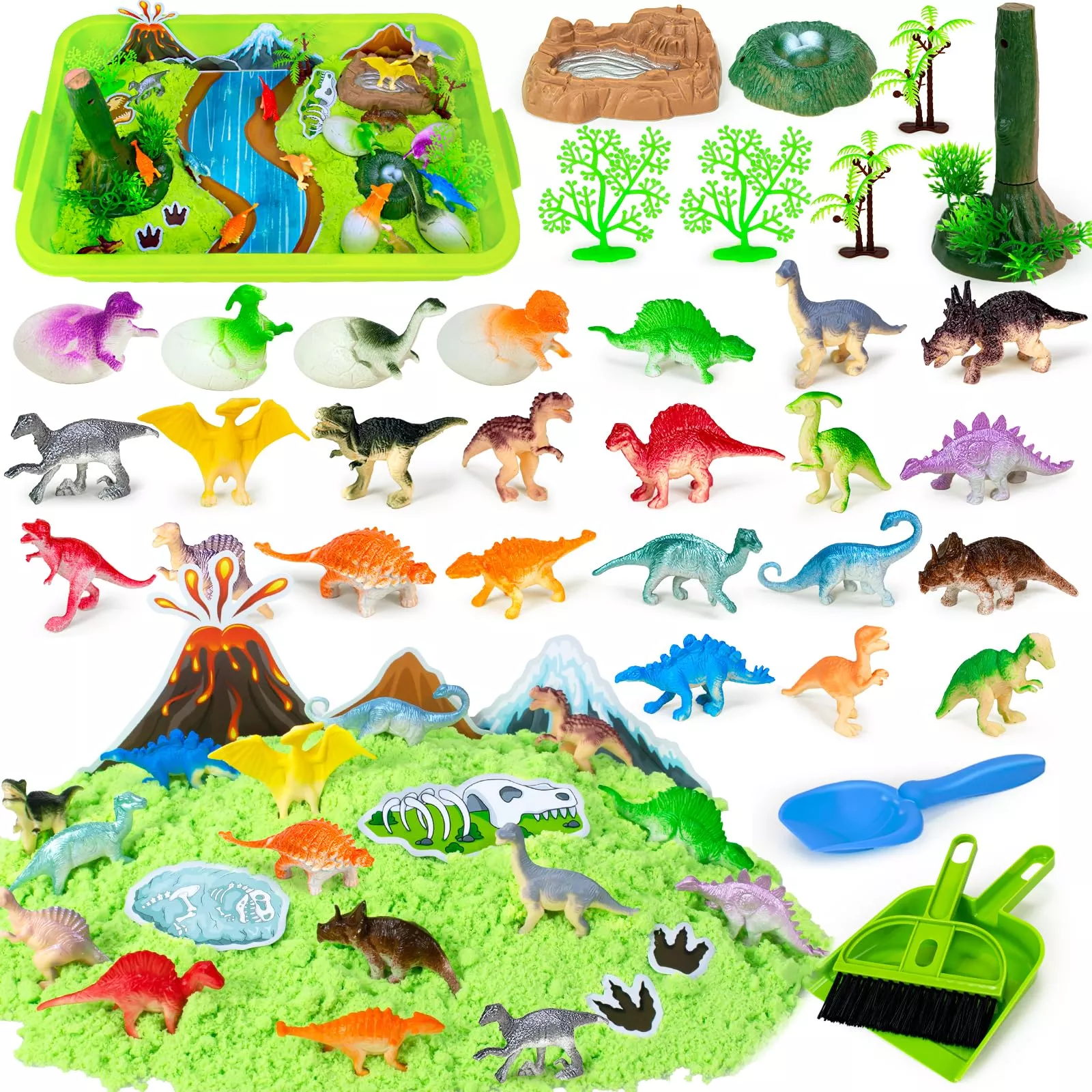Bloolilies Play Sand Kits For Kids,Sensory Bin Sandbox To Create A Min