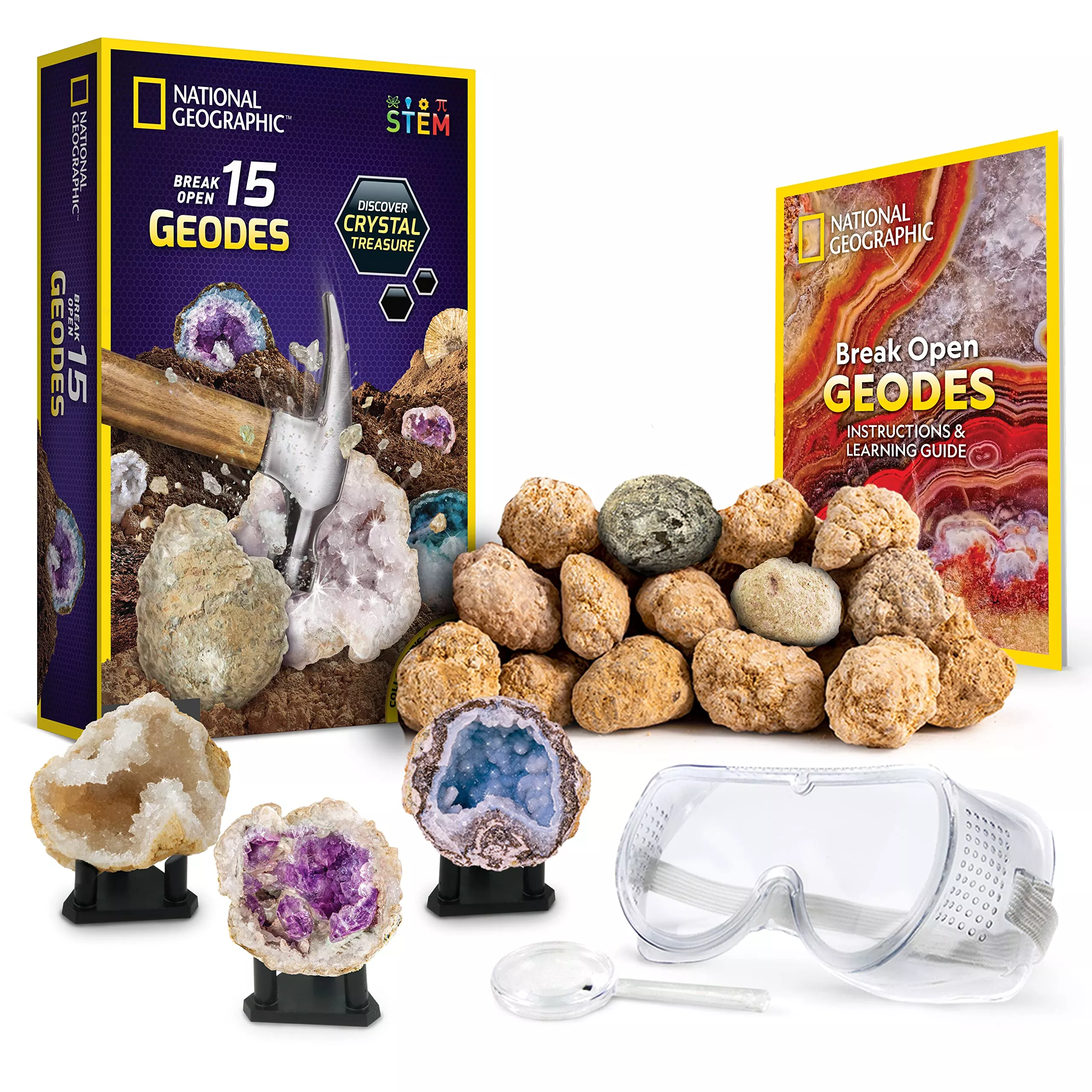 Blue Marble Geode Science Kit for Kids - Multicolor - One Size