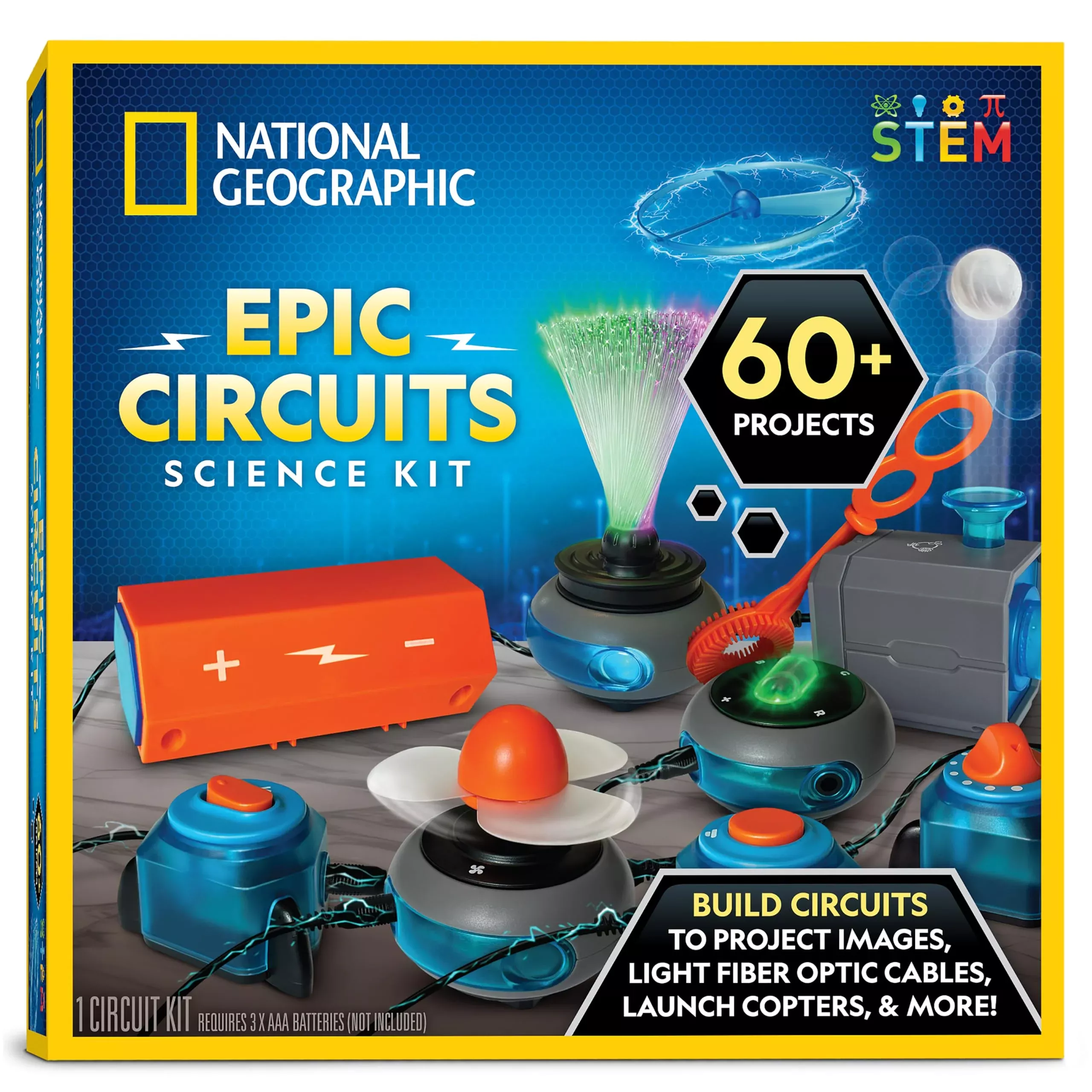Blue Marble Kids Electricity Kit - 60+ Projects - Multicolor - One Size