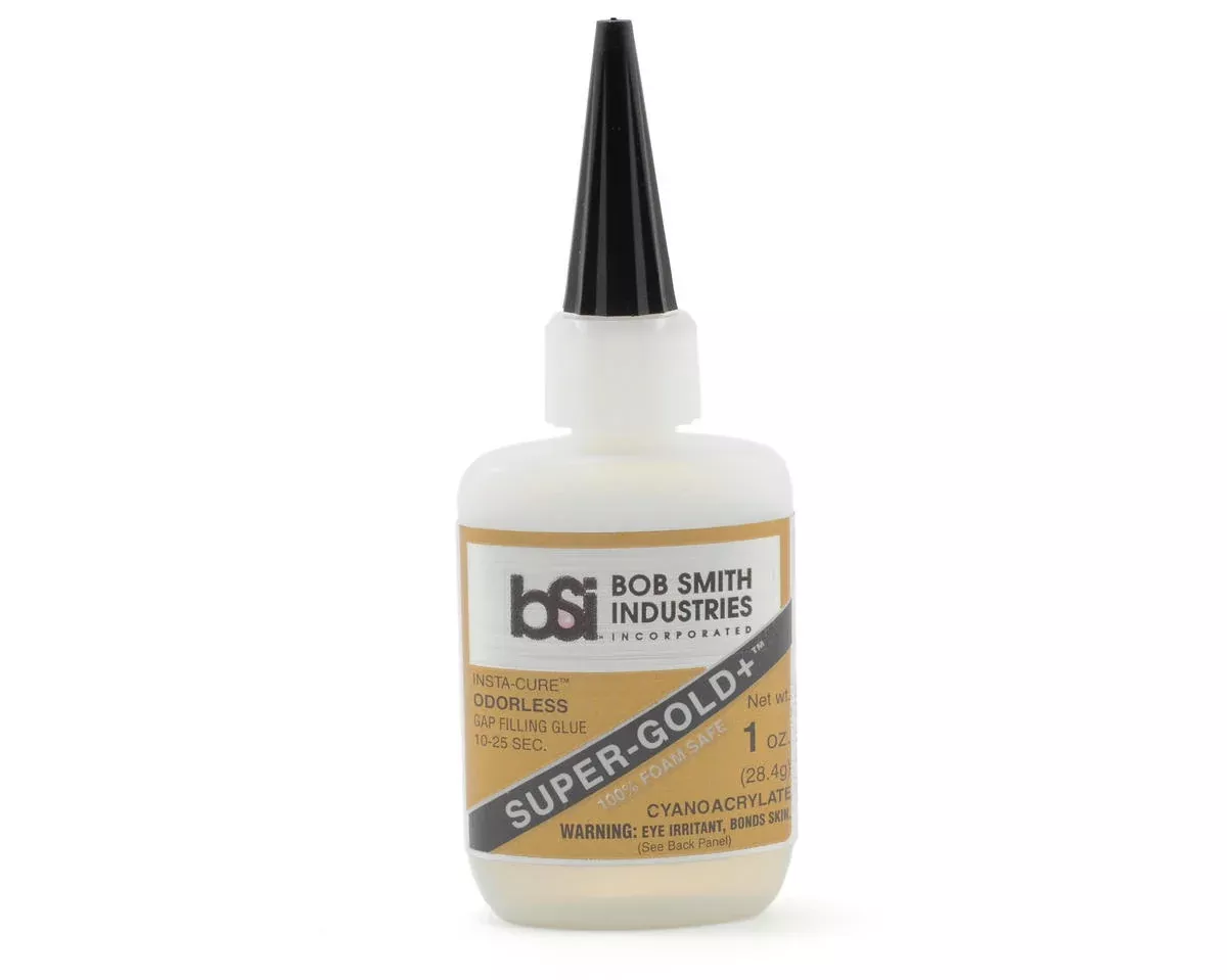 Bob Smith Industries 127 SUPER-GOLD Gap Filling CA Glue 1oz