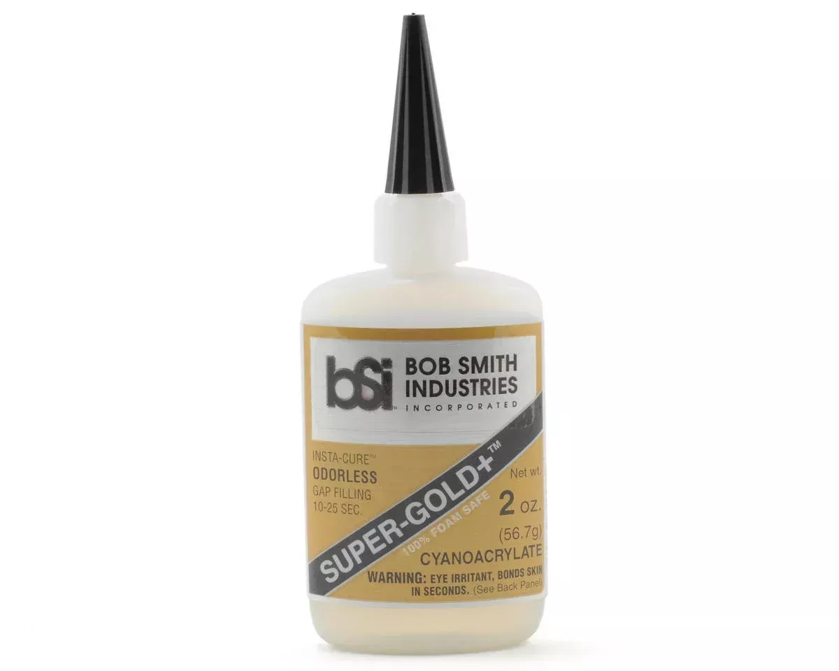 Bob Smith Industries 128 SUPER-GOLD+ Gap Filling CA Glue 2oz
