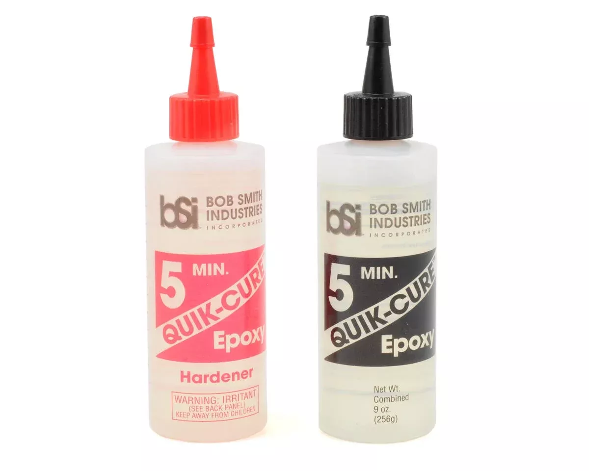 Bob Smith Industries 202 Quik-Cure 5 Minute 2 Part Epoxy 9oz