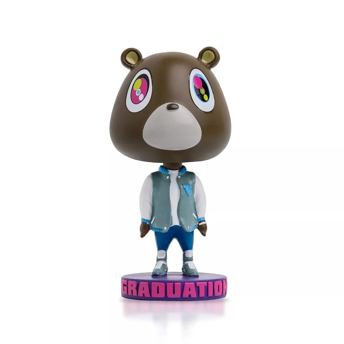 Bobble Supply Graduation Bear Resin Bobblehead - Multicolor