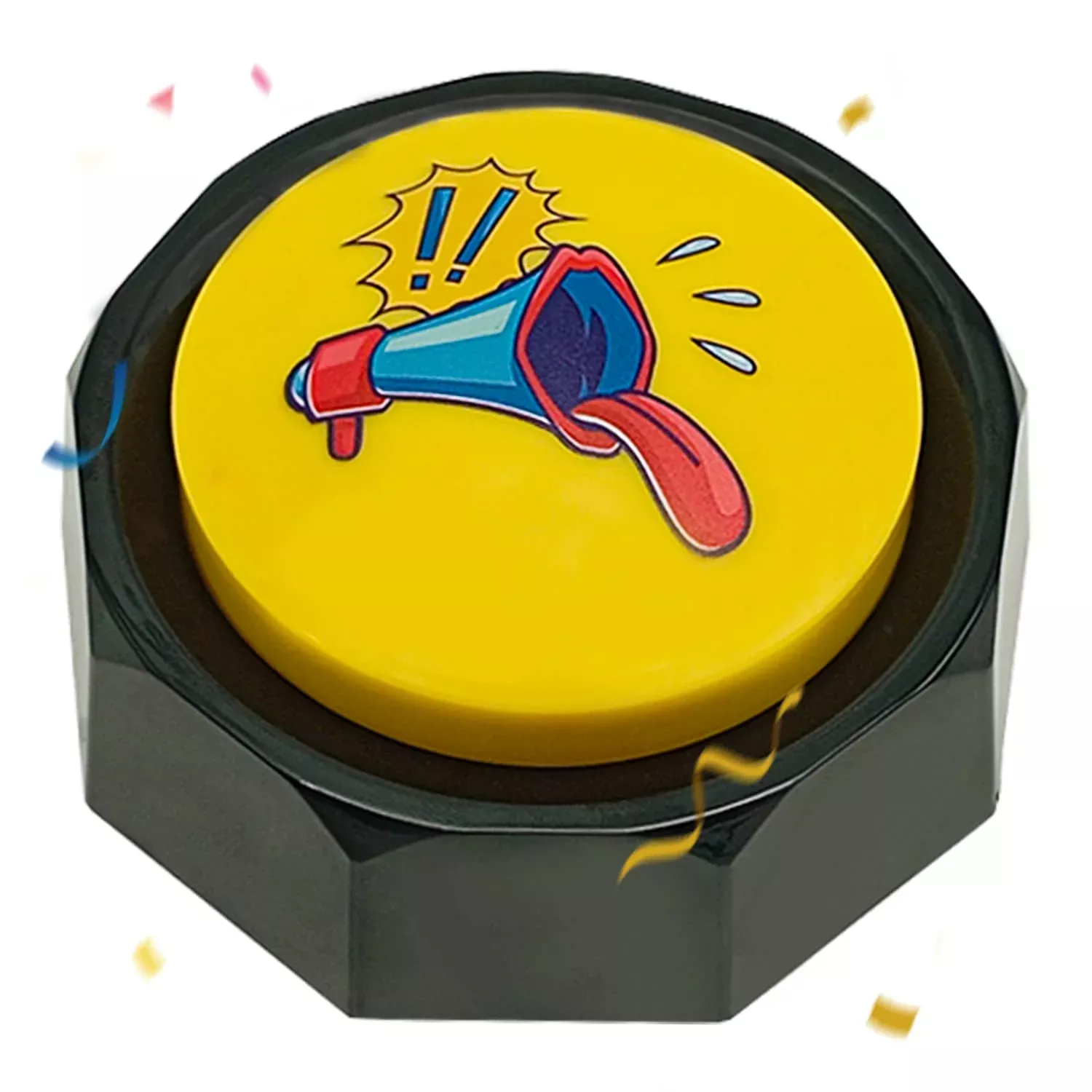 BOSKEY Airhorn Button - Portable Sound Effect for Parties - Small