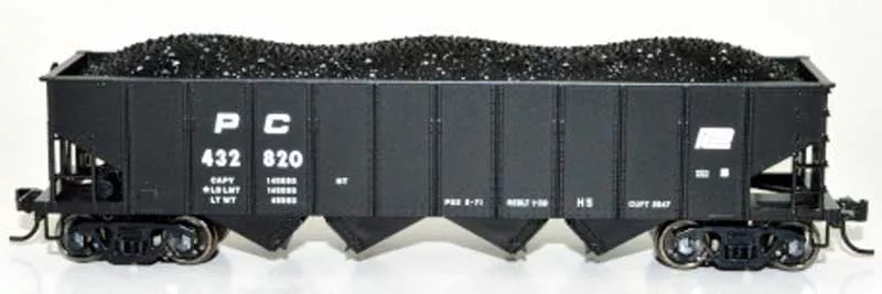Bowser 43007 HO Scale H21a Open Hopper Penn Central PC 432820