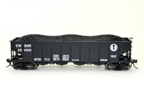 Bowser 43063 HO Scale 4 Bay Clamshell Door Hopper Union 15044