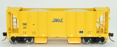 Bowser 43134 HO Scale 70 Ton Ballast Hopper with Side Chutes DM&E 215