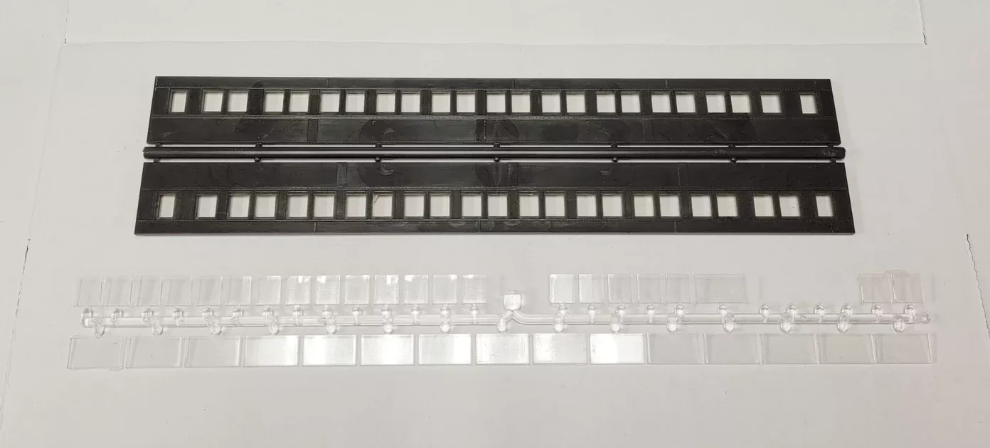 Branchline Trains 151012 HO Scale 80' Paired Window Coach Car Sides (1 Set)